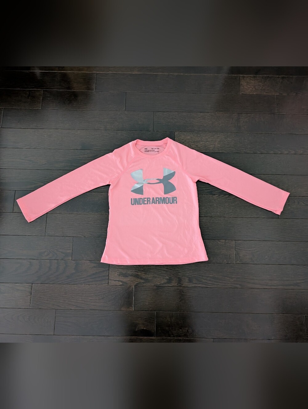 sz:YXS Under Armour Girls’ HeatGear Long Sleeve Shirt (Youth Extra Small)